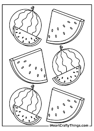 Free printable watermelon coloring pages. Watermelon Coloring Pages Updated 2021
