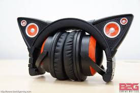 axent wear cat ear headphones with