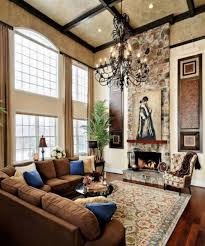 decorating living room with high ceiling