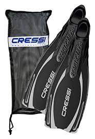 Cressi Reaction Pro Full Foot Fins With Bag Bk 12 13