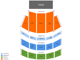 Copley Symphony Hall Seating Chart And Tickets