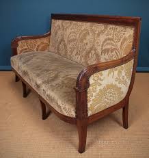 19th c french empire style settee c