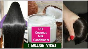 diy coconut hair conditioner for silky