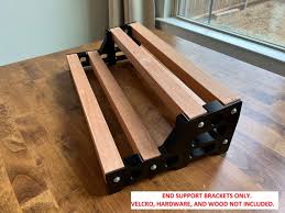 Tiered Guitar Pedal Board End Supports