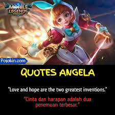Arti kesetiaan dalam mahligai rumah tangga. Angela Mobile Legends Quotes