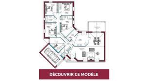 plan maison en l maisons mca