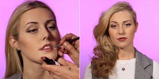 tutorial how to do 1950s party glamour