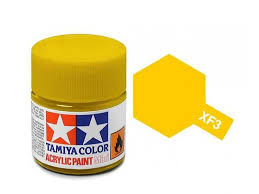 Tamiya Acrylic Mini Xf 3 Flat Yellow 10ml Jar