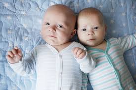 It is possible to get a positive pregnancy test slightly sooner with twins than with one baby. Woman Gives Birth To Twins 11 Weeks Apart Live Science