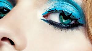 id 167185 woman blue makeup eye