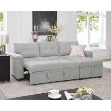 chaise pull out convertible sofa