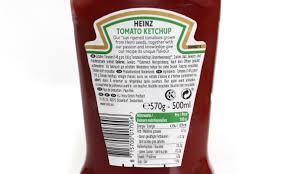 heinz tomato ketchup lebensmittelklarheit