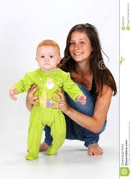 Baby And Babysitter Stock Photo Image Of Keeping Young 48942224