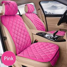 Plush Car Seat Cover Set