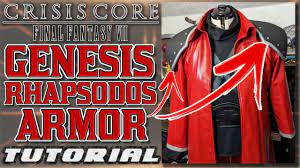 Genesis Rhapsodos Armor Tutorial (Crisis Core: Final Fantasy VII Cosplay) -  YouTube