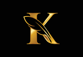 initial k alphabet with a feather law