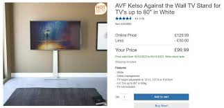 Avf Kelso Against The Wall Tv Stand For