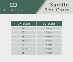 Crosby Saddle Size Guide