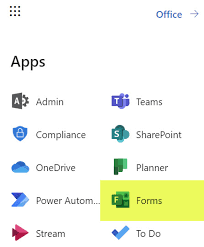 using forms for excel sharepoint