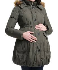 Momo Maternity Loden Dixie Maternity Down Puffer Coat Zulily