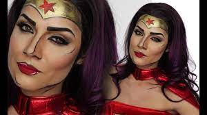 comic wonder woman makeup tutorial for