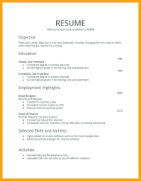 Types Of Resumes New Format Of Resume Different Types Of Resume