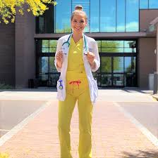 Were Loving Knlupo In Yellow Stylish Scrubs In Bright