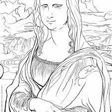 Considered an archetypal masterpiece of the italian renaissance, it has been described as the best known, the most visited, the most written about, the most sung about, the most parodied work of art in the world. Free Art History Coloring Pages Famous Works Of Art