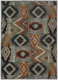 oriental weavers 6 7 x 9 6 blue sedona 5937d area rug