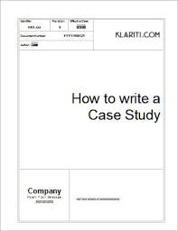 PotsPan case study template Klariti college experience essay conclusion