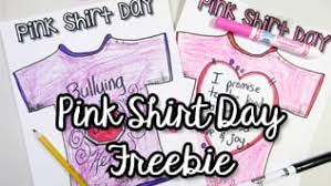 Your kids will be obsessed with this hot pink, glittery slime that needs only three ingredients. How To Create A Pink Shirt Day Art Project Ms Artastic