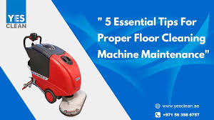 floor cleaning machine maintenance
