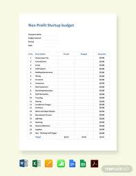13 Non Profit Budget Templates In Google Docs Google