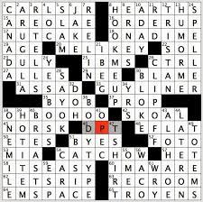 Rex Parker Does The Nyt Crossword Puzzle January 2015
