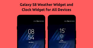 Now available for pixels in android 12 beta. Download Samsung Galaxy S8 Weather Widget And Clock Widget For All Devices Zetamods