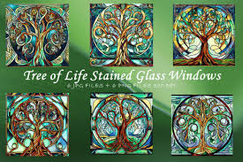 Tree Of Life Stained Glass Windows