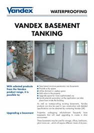 Vandex Basement Tanking 164k