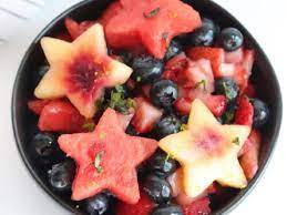 perfect summer fruit salad with honey