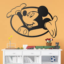 Kids Wall Sticker Window Mickey Mouse