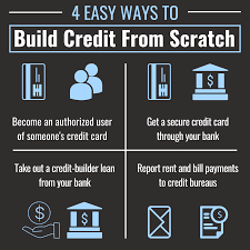 4 ways to safely build credit when you