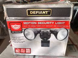 Defiant 180 Degree Motion Sensor Black