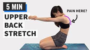 5 min rhomboid stretches relieve pain