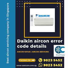 daikin aircon error code details