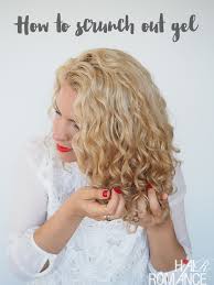 how to style curly hair with gel hair