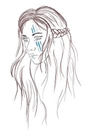 The first haircut that comes to mind when it comes to viking hairstyles is undoubtedly the undercut. 2nd Digital Painting Viking Art Drawing Photoshop Digitalart Pagan Girl Woman Warpaint Viking Drawings Viking Art Tribal Face Paints