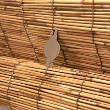 bamboo blinds natural roll up shade