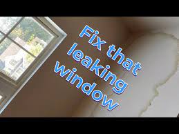 how to repair leaking window frame