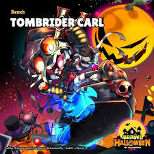 Apart from revealing seven new skins the mighty brawler is one of a kind and will bring an entirely new mechanism to the game along with her. Brawl Halloween Tombrider Carl Made By Bench Brawlstars Brawl Star Character Star Art