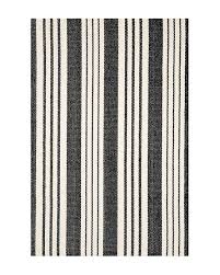 Welcome to novica's 3x5 area rug collection, made by a select group of highly skilled artisans from india, the andes and mexico. Birmingham Rug Black And Ivory Striped Mcgee Co