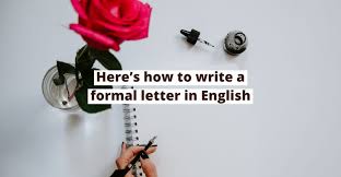Single space your letter and leave a space between each paragraph. 5 Tips On How To Write A Formal Letter In English Lingoda